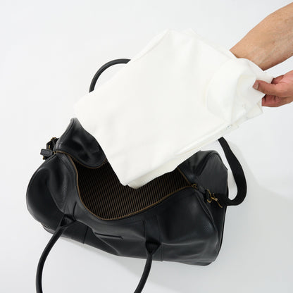 Sterling Double-Layered Weekend Bag With Shoe Compartment - Woodstock Leather