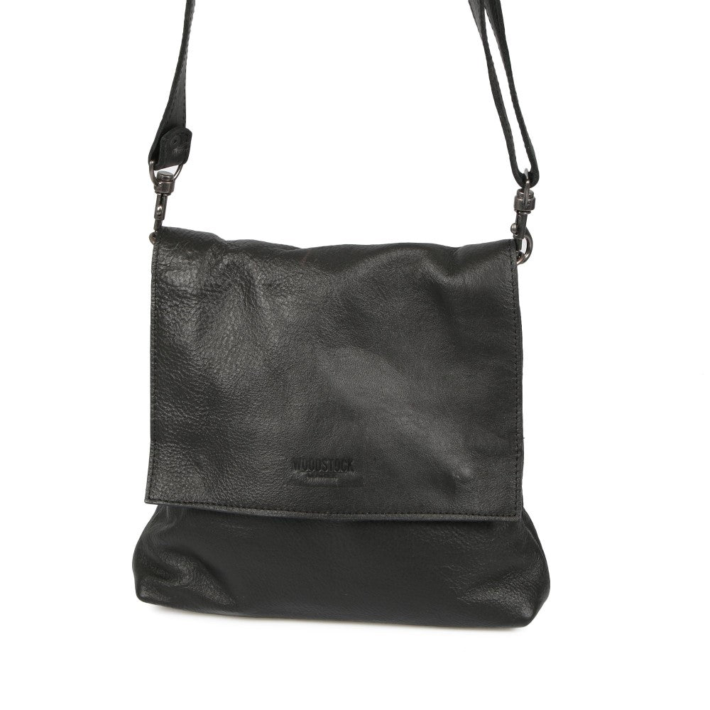 Front view of Audrey Sling Bag-Black