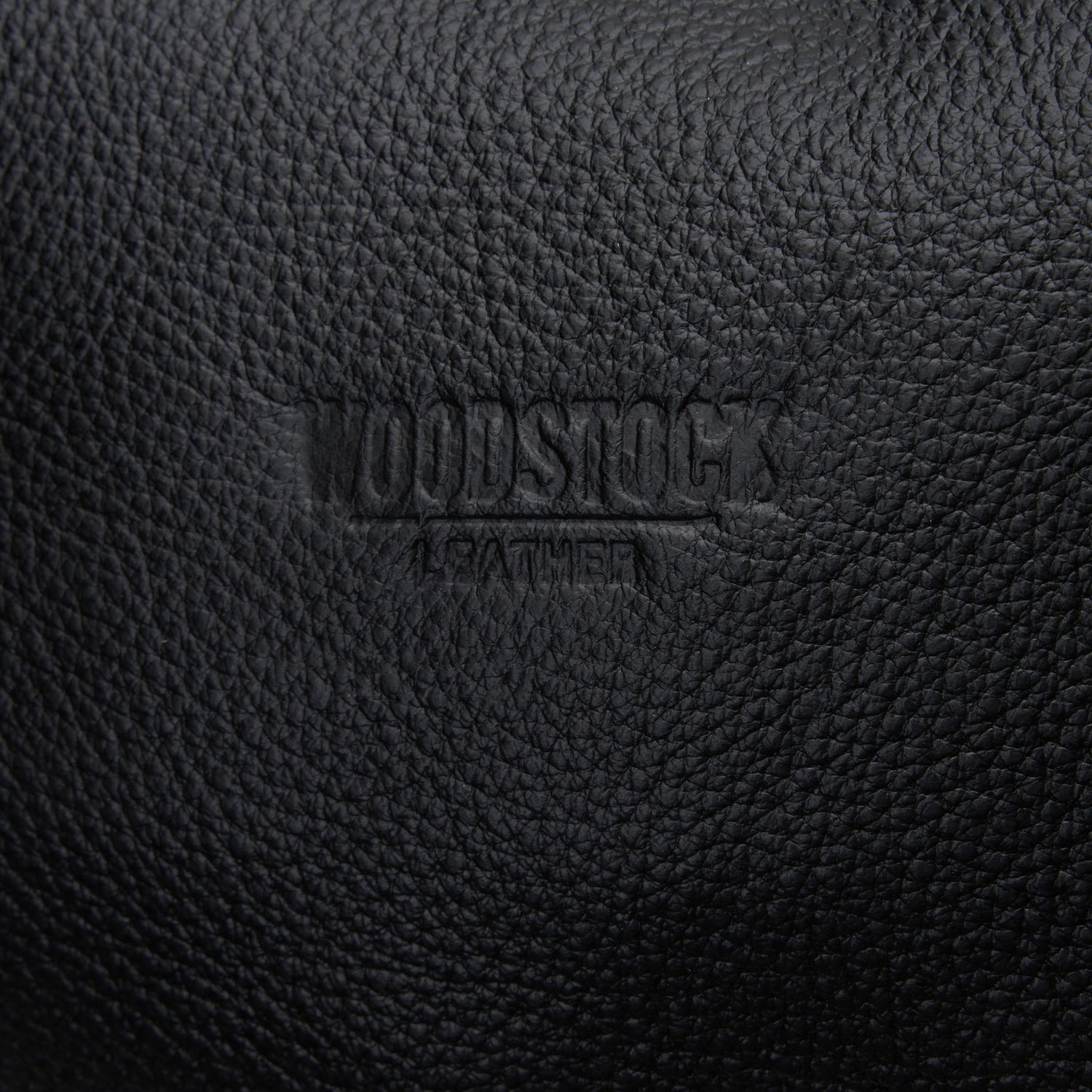 Branding on Black Genuine Leather Freya Shoulder Hand Bag with Sling | Woodstock Leather