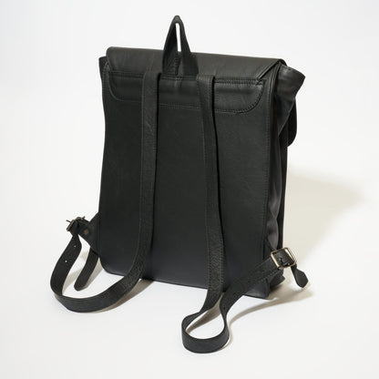 Back view of Peyton 15&quot; Laptop Backpack - Black