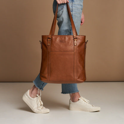 Essie Longline Sling Handbag with Laptop Compartment - Woodstock Leather