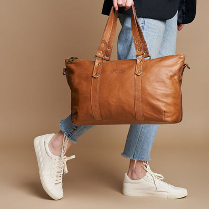 Freya Shoulder Handbag with Sling - Woodstock Leather