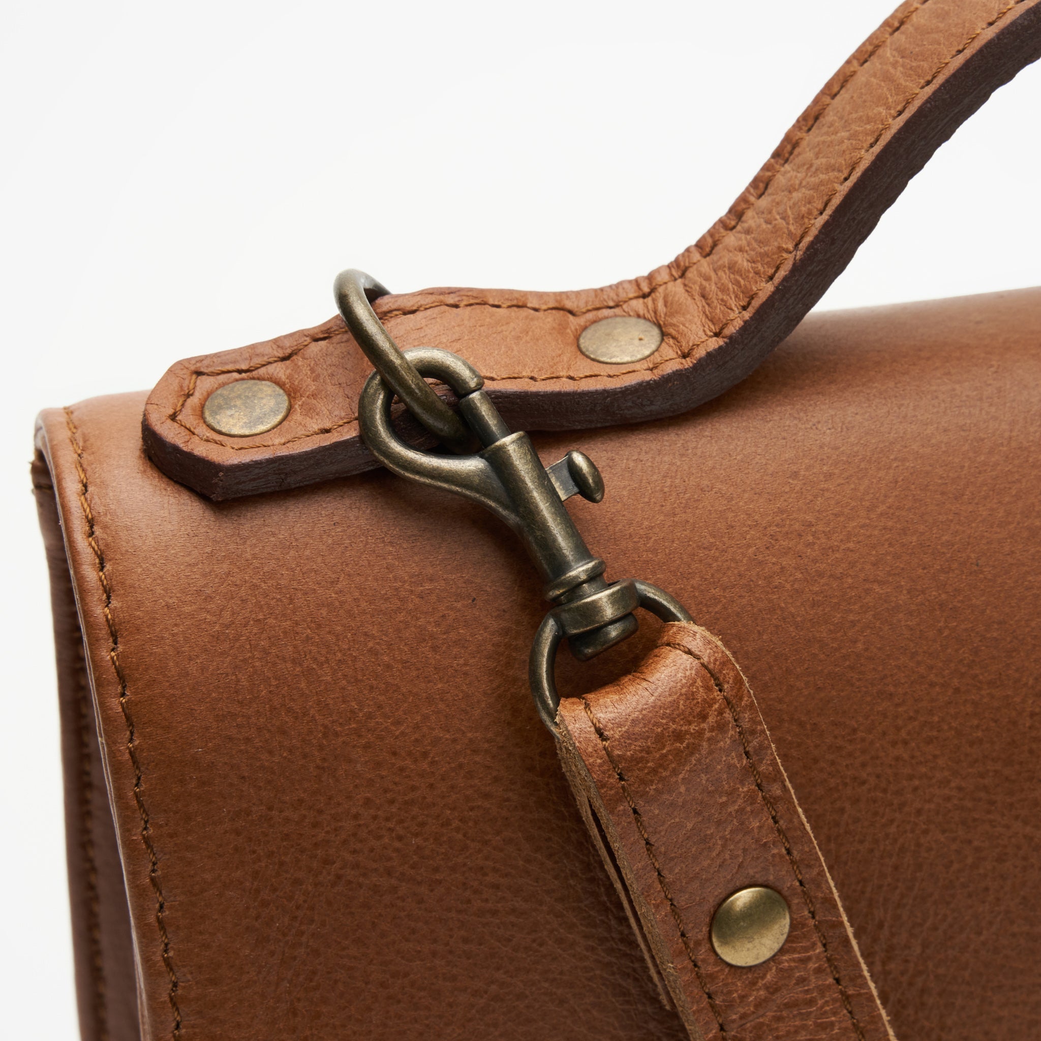 Mila Structured Sling Bag - Woodstock Leather