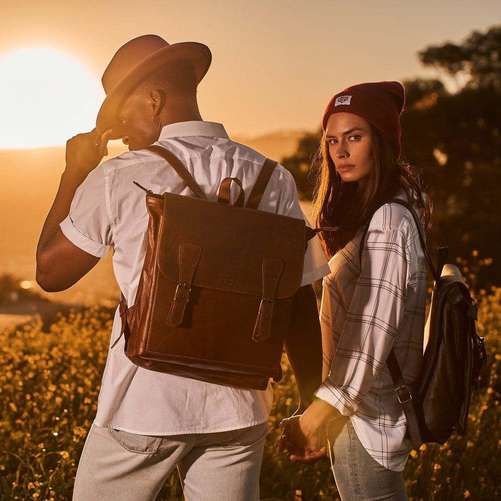Peyton 15" Laptop Backpack - Woodstock Leather