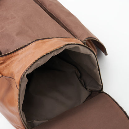 Weekender Duffel Bag with Waterproof Lining &amp; Sneaker Compartment - Woodstock Leather